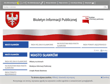 Tablet Screenshot of bip.slawkow.pl